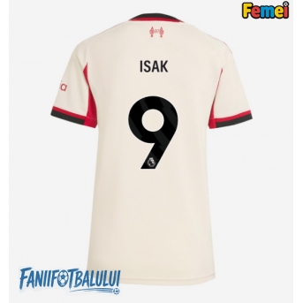 Liverpool Alexander Isak #9 Tricou Fotbal Replică 2025-26 Femei Deplasare